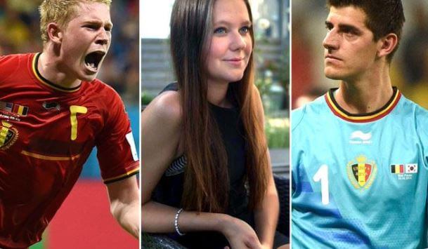 Mason Milian De Bruyne’s father, Kevin De Bruyne, his ex-girlfriend, and his teammate Thibaut Courtois.